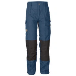 FJÄLLRÄVEN Fjällräven KIDS VIDDA TROUSERS Kinder Trekkinghose UNCLE BLUE