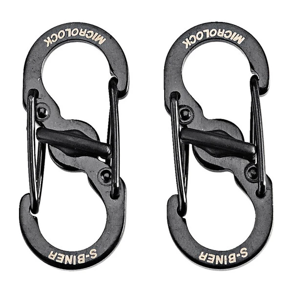 Nite Ize S-BINER MICROLOCK STEEL Karabiner SCHWARZ 1 Nite Ize S-BINER MICROLOCK STEEL Karabiner SCHWARZ