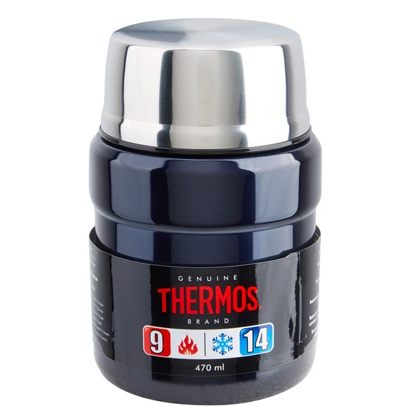 Thermos KING FOOD JAR Thermokanne BLAU 1 Thermos KING FOOD JAR Thermokanne BLAU