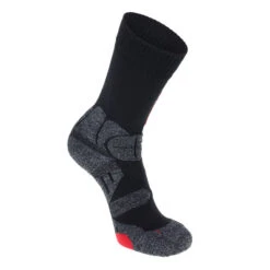 Hanwag HANWAG TREK SOCKE Unisex Wandersocken ASPHALT/RED