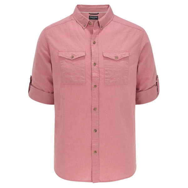 Craghoppers KIWI LINEN LONG SLEEVED SHIRT Herren Outdoor Hemd LT RADICCHIO 3 Craghoppers KIWI LINEN LONG SLEEVED SHIRT Herren Outdoor Hemd LT RADICCHIO – Bild 3