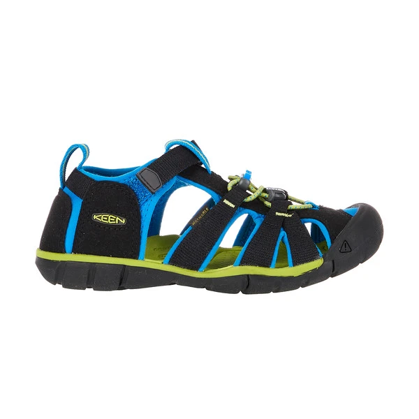 Keen SEACAMP II CNX C Kinder Outdoor Sandalen BLACK/BRILLIANT BLUE 1 Keen SEACAMP II CNX C Kinder Outdoor Sandalen BLACK/BRILLIANT BLUE