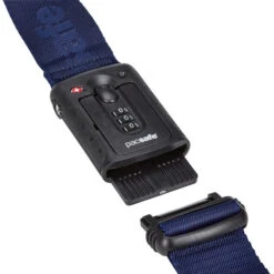 Pacsafe LUGGAGE STRAP Spanngurt PACSAFE BLUE -Outdoor-Sportgeschäft 5637737888 c luggage strap tsa pacsafe 24
