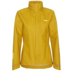 Tierra TRANSPOSE SHELL JACKET W Damen Fahrradjacke GOLDEN PALM
