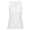 Odlo ACTIVE F-DRY LIGHT ECOBL TOP V-NECK SINGLET Damen Funktionsunterwäsche WHITE