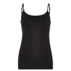 Icebreaker W MERINO SIREN BRA CAMI Damen Funktionsunterwäsche BLACK