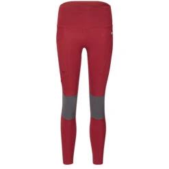 FJÄLLRÄVEN Fjällräven ABISKO TREKKING TIGHTS PRO W Damen Trekkingtights POMEGRANATE RED-IRON GREY