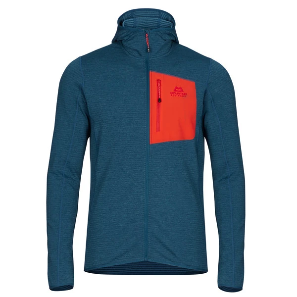 Mountain Equipment LUMIKO HOODED MENS JACKET Herren Fleecejacke MAJOLICA/CARDINAL 1 Mountain Equipment LUMIKO HOODED MENS JACKET Herren Fleecejacke MAJOLICA/CARDINAL