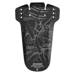 Ass-savers Ass Savers MFR-1 MUDDER, SPRITZSCHUTZ VR Schutzblech BLACK 6 Ass-savers Ass Savers MFR-1 MUDDER, SPRITZSCHUTZ VR Schutzblech BLACK -Outdoor-Sportgeschäft 5637926372 c ass savers mfr1 mudder ass savers 24