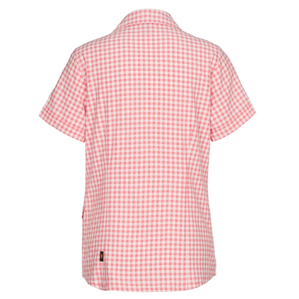 Jack Wolfskin KEPLER SHIRT Damen Outdoor Bluse TULIP RED CHECKS 2 Jack Wolfskin KEPLER SHIRT Damen Outdoor Bluse TULIP RED CHECKS – Bild 2