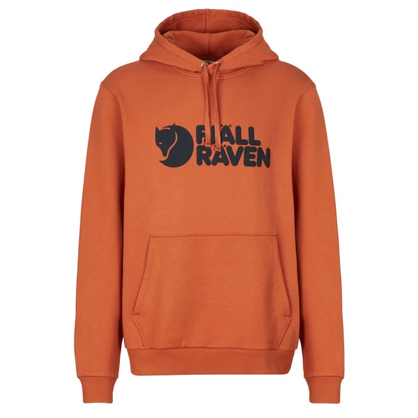 Fjällräven FJÄLLRÄVEN LOGO HOODIE M Herren Kapuzenpullover TERRACOTTA BROWN 1 Fjällräven FJÄLLRÄVEN LOGO HOODIE M Herren Kapuzenpullover TERRACOTTA BROWN