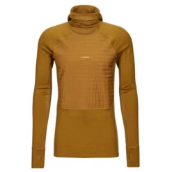 Icebreaker M MERINO ZONEKNIT INSULATED LS HOODIE Herren Funktionsshirt CLOVE