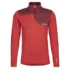 Ortovox FLEECE LIGHT ZIP NECK M Herren Fleecepullover CLAY ORANGE