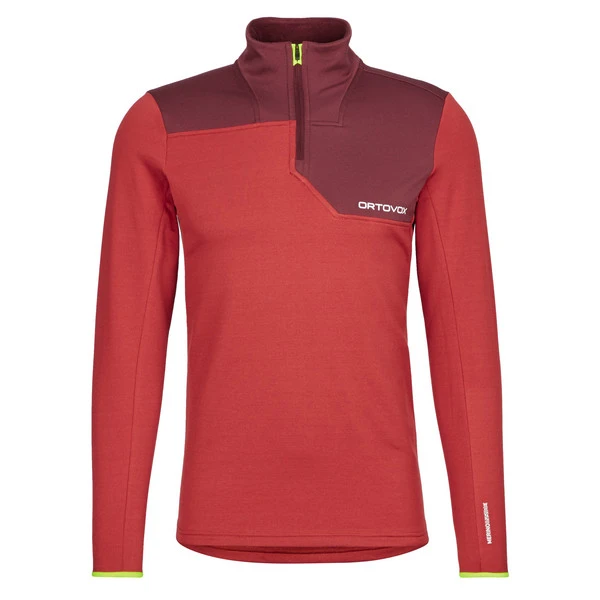 Ortovox FLEECE LIGHT ZIP NECK M Herren Fleecepullover CLAY ORANGE 1 Ortovox FLEECE LIGHT ZIP NECK M Herren Fleecepullover CLAY ORANGE