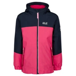 Jack Wolfskin ICELAND 3IN1 JACKET G Kinder Doppeljacke PINK DAHLIA