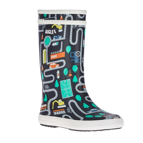 Aigle LOLLY POP PLAY2 Kinder Gummistiefel TRAFFIC 2 Aigle LOLLY POP PLAY2 Kinder Gummistiefel TRAFFIC – Bild 2
