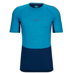 Icebreaker M 125 ZONEKNIT SS CREWE Herren Funktionsshirt GEO BLUE/ROYAL NAVY/CB
