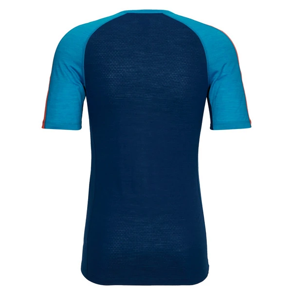 Icebreaker M 125 ZONEKNIT SS CREWE Herren Funktionsshirt GEO BLUE/ROYAL NAVY/CB 2 Icebreaker M 125 ZONEKNIT SS CREWE Herren Funktionsshirt GEO BLUE/ROYAL NAVY/CB – Bild 2