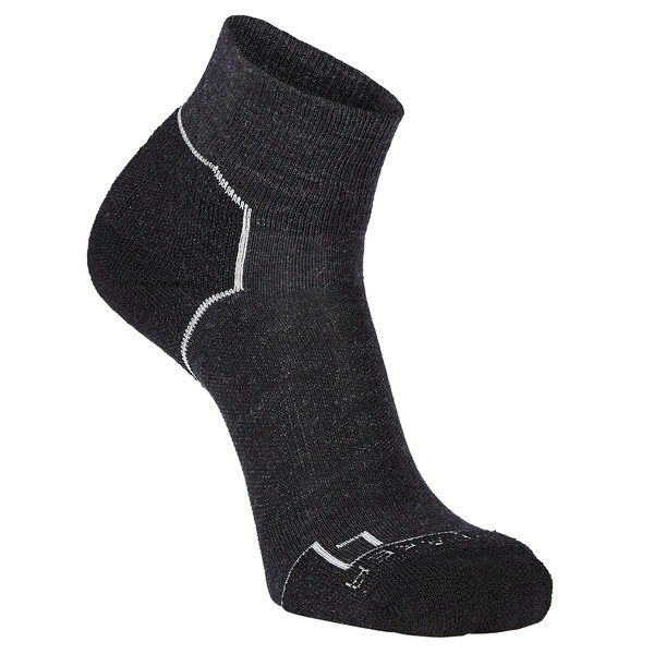 Icebreaker W MERINO HIKE+ LIGHT MINI Damen Wandersocken JET HTHR 1 Icebreaker W MERINO HIKE+ LIGHT MINI Damen Wandersocken JET HTHR
