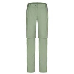Vaude FARLEY STRETCH ZO T-ZIP PANTS II Damen Softshellhose WILLOW GREEN
