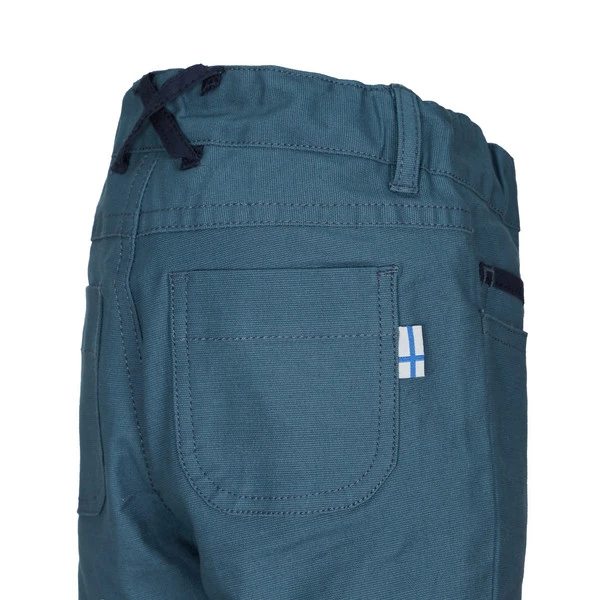 Finkid KUUSI CANVAS Kinder Freizeithose REAL TEAL 2 Finkid KUUSI CANVAS Kinder Freizeithose REAL TEAL – Bild 2