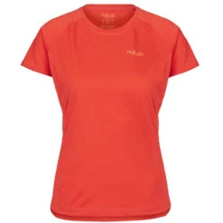 Rab SONIC TEE WMNS Damen Funktionsshirt RED GRAPEFRUIT