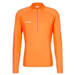 Mammut AENERGY FL HALF ZIP LONGSLEEVE Herren Funktionsshirt TANGERINE-DARK TANGERINE