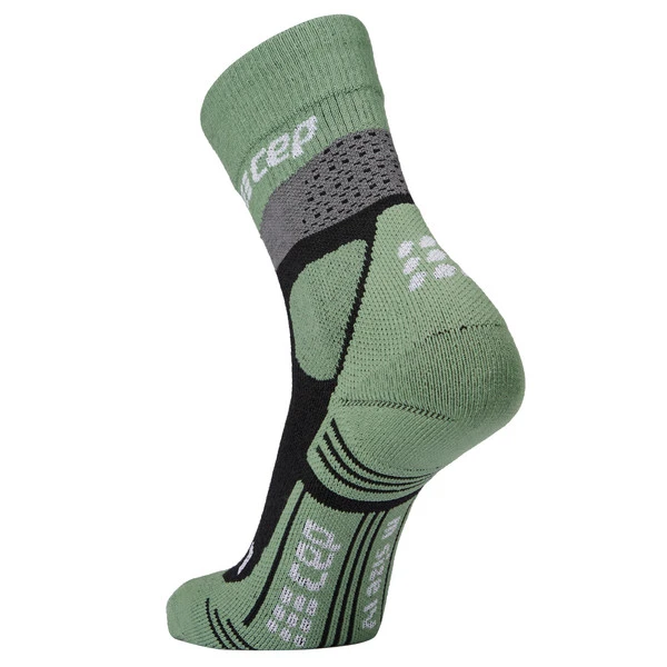 CEP MAX CUSHION SOCKS, HIKING, MID CUT Herren Wandersocken GREY/MINT 2 CEP MAX CUSHION SOCKS, HIKING, MID CUT Herren Wandersocken GREY/MINT – Bild 2