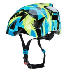 Alpina PICO FLASH Kinder Fahrradhelm NEON-BLUE GREEN GLOSS -Outdoor-Sportgeschäft 5638033629 c pico flash alpina 24