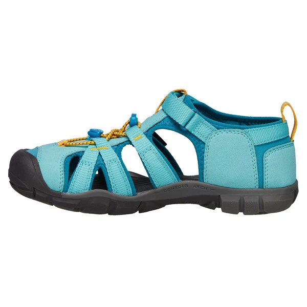 Keen SEACAMP II CNX Y Kinder Outdoor Sandalen IPANEMA/FJORD BLUE 3 Keen SEACAMP II CNX Y Kinder Outdoor Sandalen IPANEMA/FJORD BLUE – Bild 3