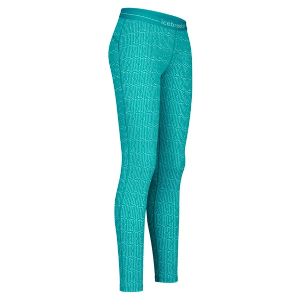 Icebreaker W MERINO 260 VERTEX LEGGINGS HERENGA Damen Leggings FLUX GREEN/SNOW/J 2 Icebreaker W MERINO 260 VERTEX LEGGINGS HERENGA Damen Leggings FLUX GREEN/SNOW/J – Bild 2