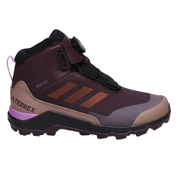 Adidas TERREX WINTER MID BOA RAIN.RDY HIKING SHOES Kinder Winterstiefel SHADOW MAROON/WONDER RED/PULSE