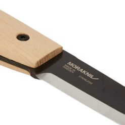 Morakniv WIT BLACKBLADE ASH WOOD Feststehendes Messer BLACK / NATURAL -Outdoor-Sportgeschäft 5638076657 c wit blackblade ash wood morakniv 24