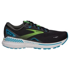Brooks ADRENALINE GTS 23 Herren Laufschuhe BLACK/HAWAIIAN OCEAN/GREEN