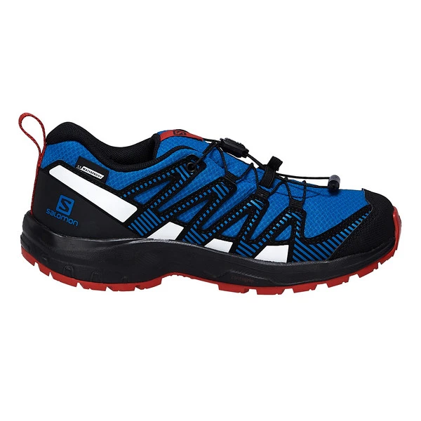 Salomon XA PRO V8 CLIMASALOMON WATERPROOF Kinder Trailrunningschuhe LAPIS BLUE / BLACK / FIERY RED 1 Salomon XA PRO V8 CLIMASALOMON WATERPROOF Kinder Trailrunningschuhe LAPIS BLUE / BLACK / FIERY RED