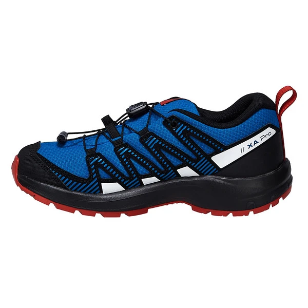 Salomon XA PRO V8 CLIMASALOMON WATERPROOF Kinder Trailrunningschuhe LAPIS BLUE / BLACK / FIERY RED 3 Salomon XA PRO V8 CLIMASALOMON WATERPROOF Kinder Trailrunningschuhe LAPIS BLUE / BLACK / FIERY RED – Bild 3