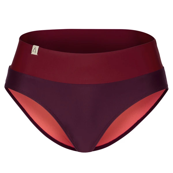 Inaska SOFT WAIST BOTTOM FLOW DARK BERRY Damen Bikini BEERE 1 Inaska SOFT WAIST BOTTOM FLOW DARK BERRY Damen Bikini BEERE