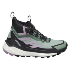 Adidas TERREX FREE HIKER 2 GTX W Damen Wanderstiefel SILVER GREEN/PRELOVED FIG/CARB