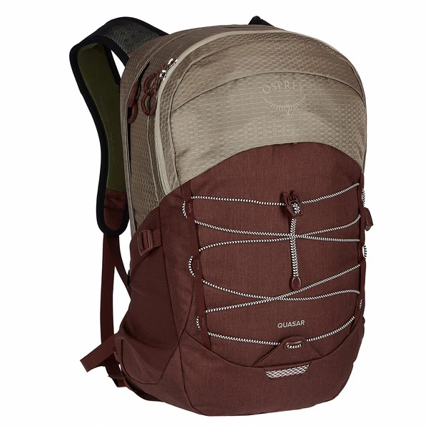 Osprey QUASAR Tagesrucksack SAWDUST TAN/RAISIN RED 1 Osprey QUASAR Tagesrucksack SAWDUST TAN/RAISIN RED