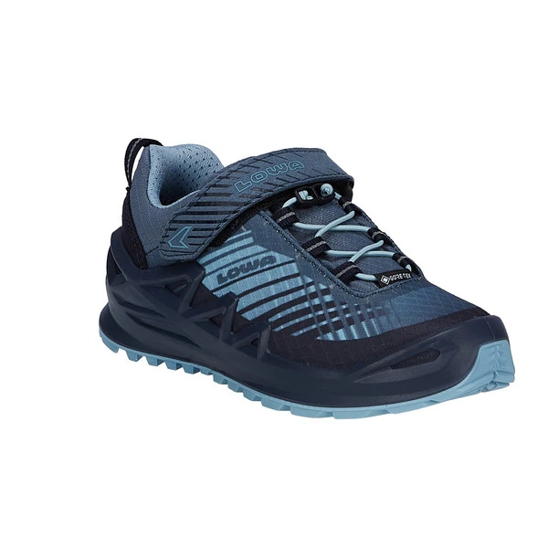 Lowa MERGER GTX JUNIOR VCR LO Kinder Wanderschuhe NAVY/EISBLAU 2 Lowa MERGER GTX JUNIOR VCR LO Kinder Wanderschuhe NAVY/EISBLAU – Bild 2
